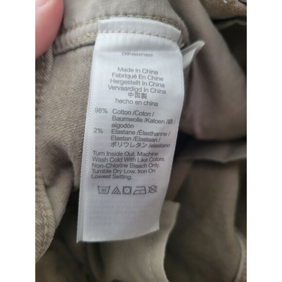 Madewell Womens Tan Tapered Demin Trousers Jeans size 27 Preppy Neutral - Picture 11 of 11